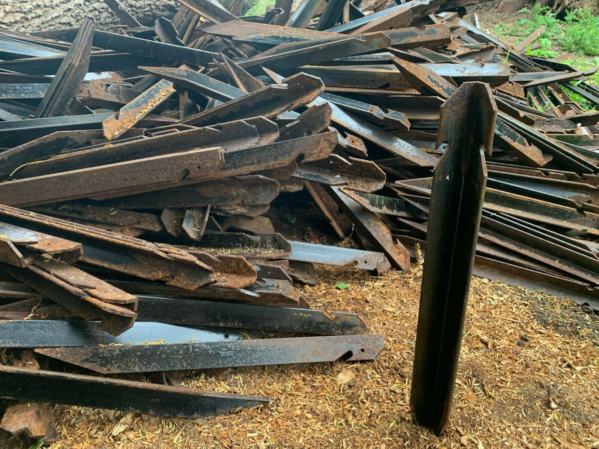 40 x 24” British Army Heavy Duty Metal Stakes Tent Pegs Ground Fence Post spike