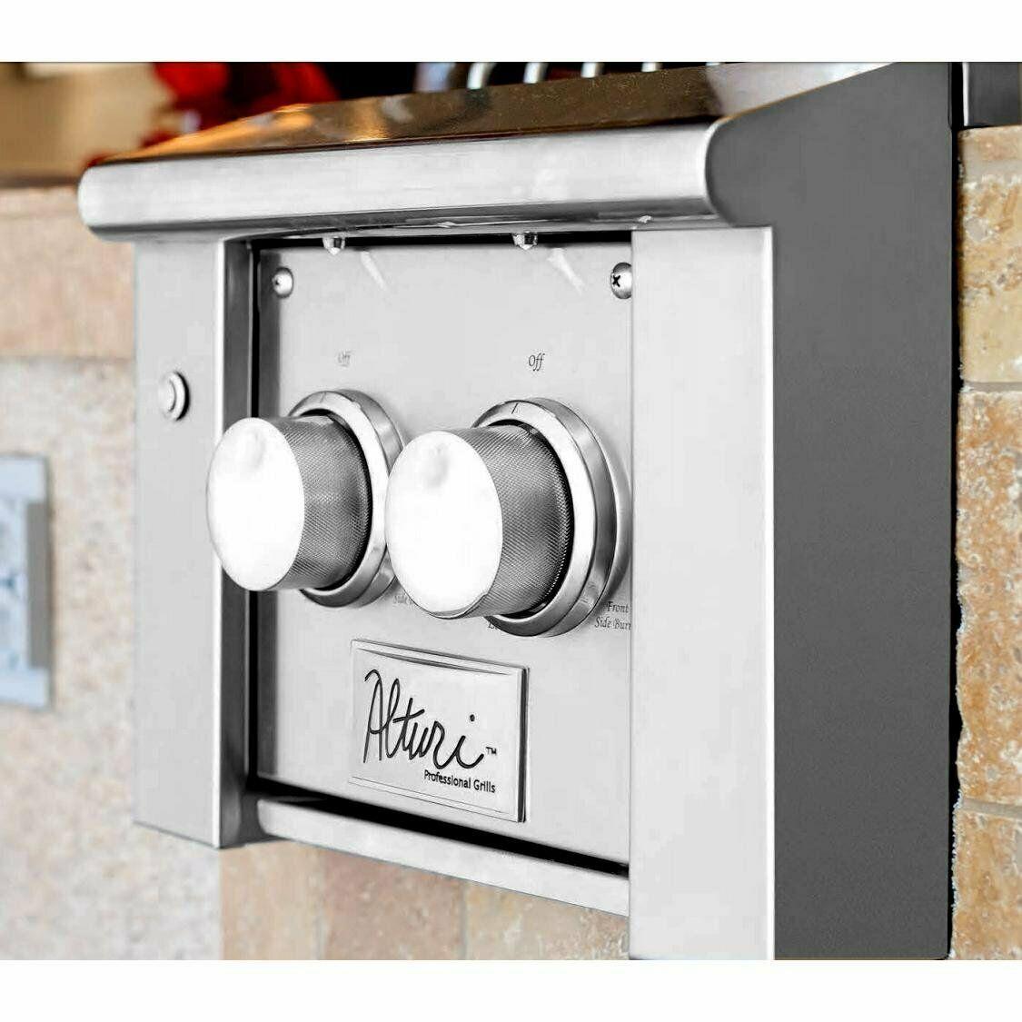 Summerset Alturi Built-in Natural Gas Double Side Burner - (Natural Gas)