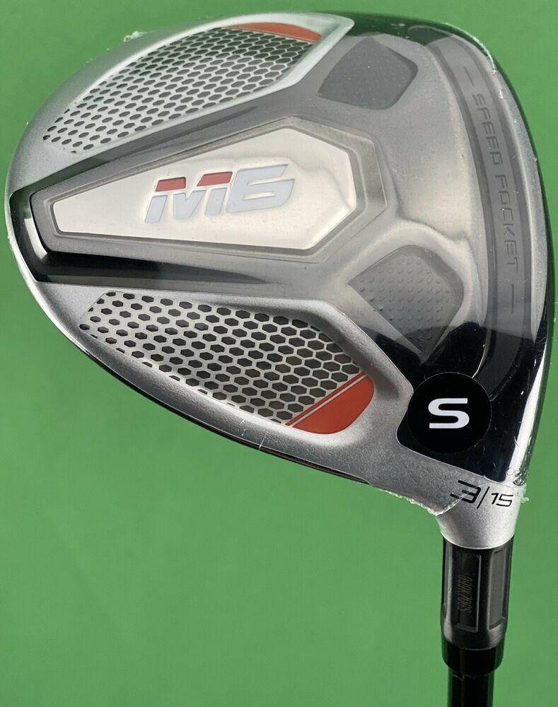 TaylorMade M6 Fairway 3-Wood 3W 15* Fujikura Atmos 6s Stiff S-Flex NEW #79600