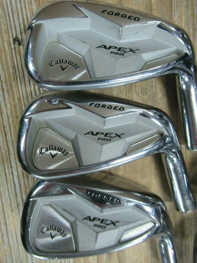 19 SINGLE DOT TOUR ISSUE CALLAWAY APEX PRO FORGED N SET 4 - PW