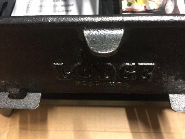 Lodge Cast Iron Sportsman’s Grill New Open Box