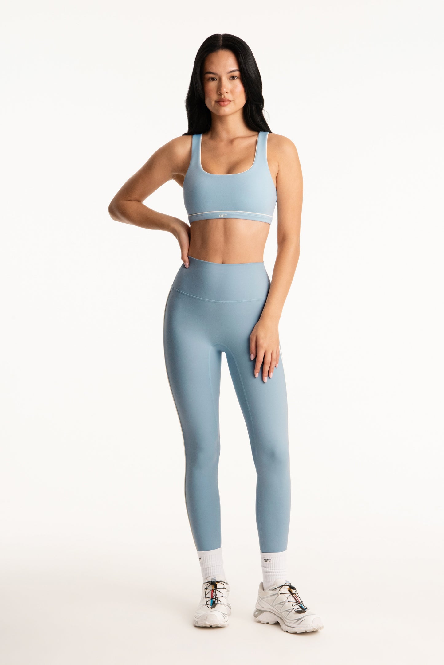 FORMCLOUD CLOUD PARKE PIPE HIGH-RISE LEGGINGS - OVERCAST 1.0