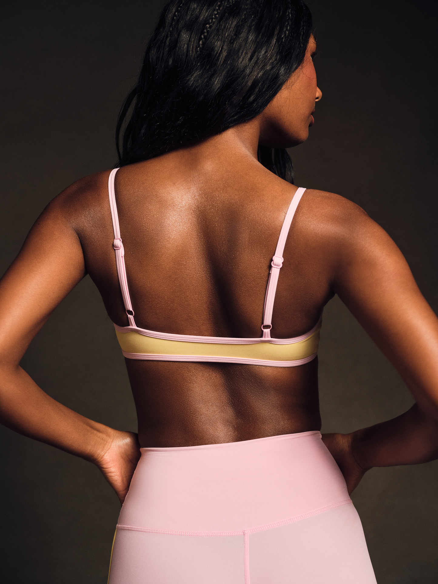 BREATHE 1.0 LAYERED BASE BRA - TAFFY