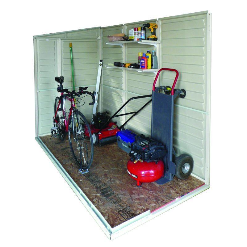 DuraMax 4’x8′ Stronglasting SideMate Vinyl Shed & Foundation