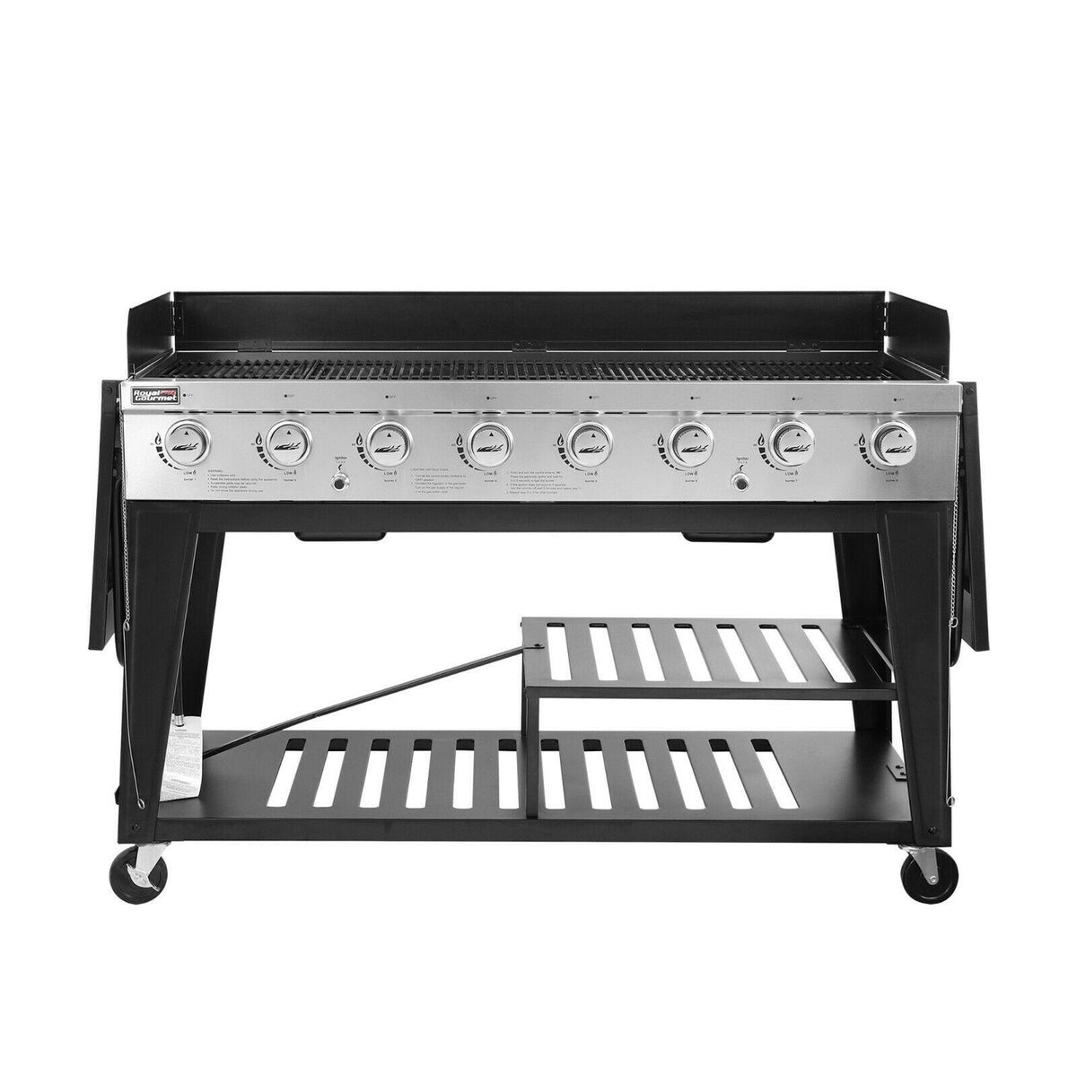 Royal Gourmet GB8000 Large Event 8-Burner Liquid Propane Gas Grill
