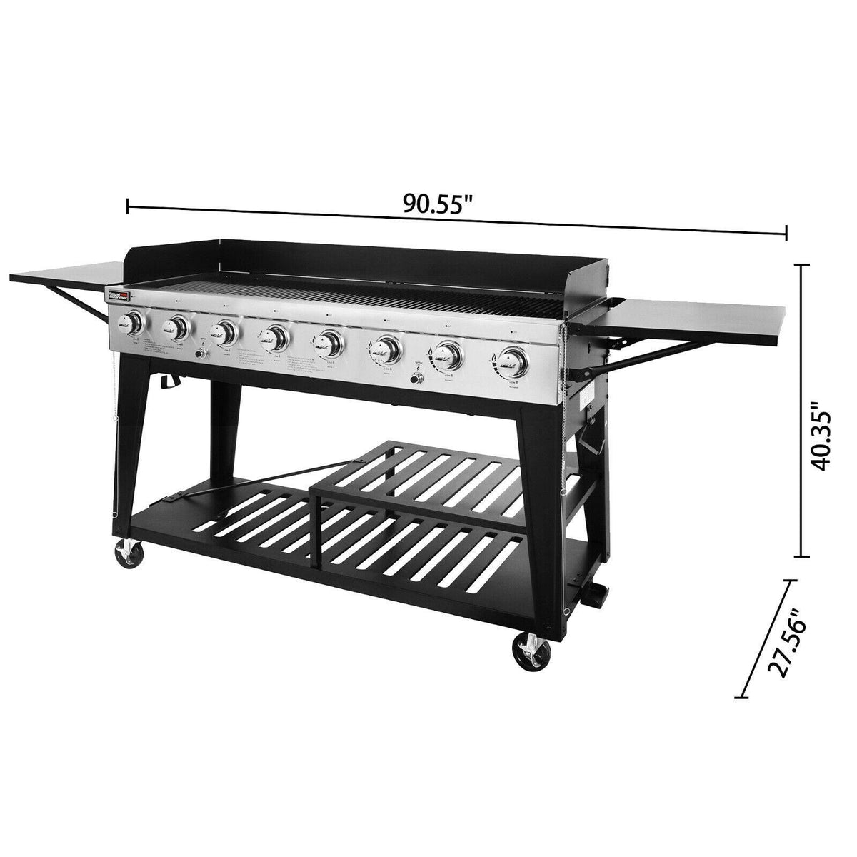 Royal Gourmet GB8000 Large Event 8-Burner Liquid Propane Gas Grill