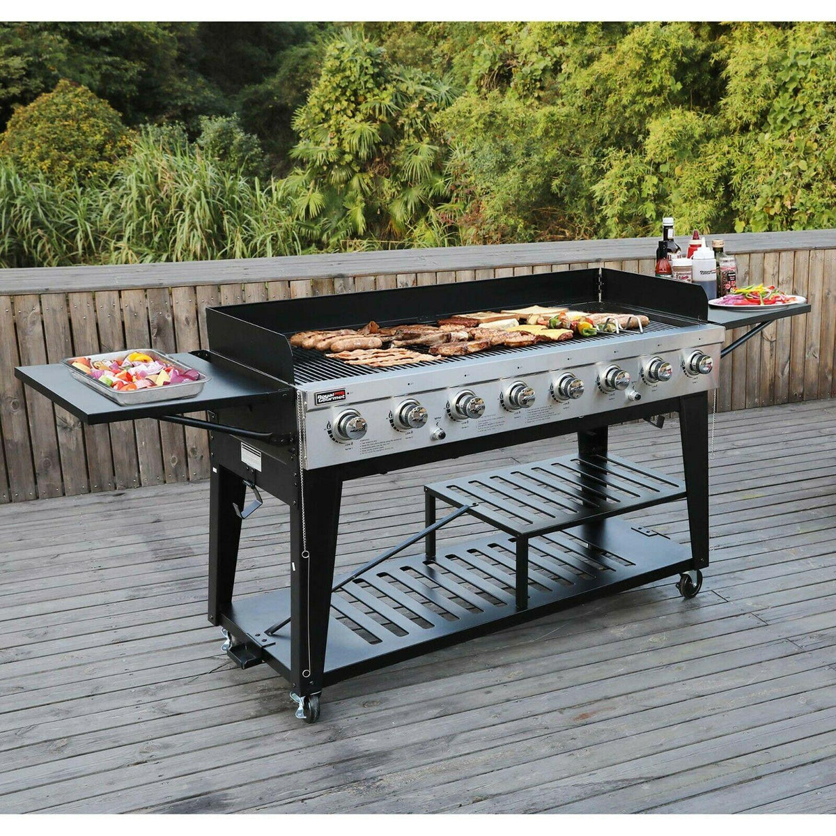 Royal Gourmet GB8000 Large Event 8-Burner Liquid Propane Gas Grill