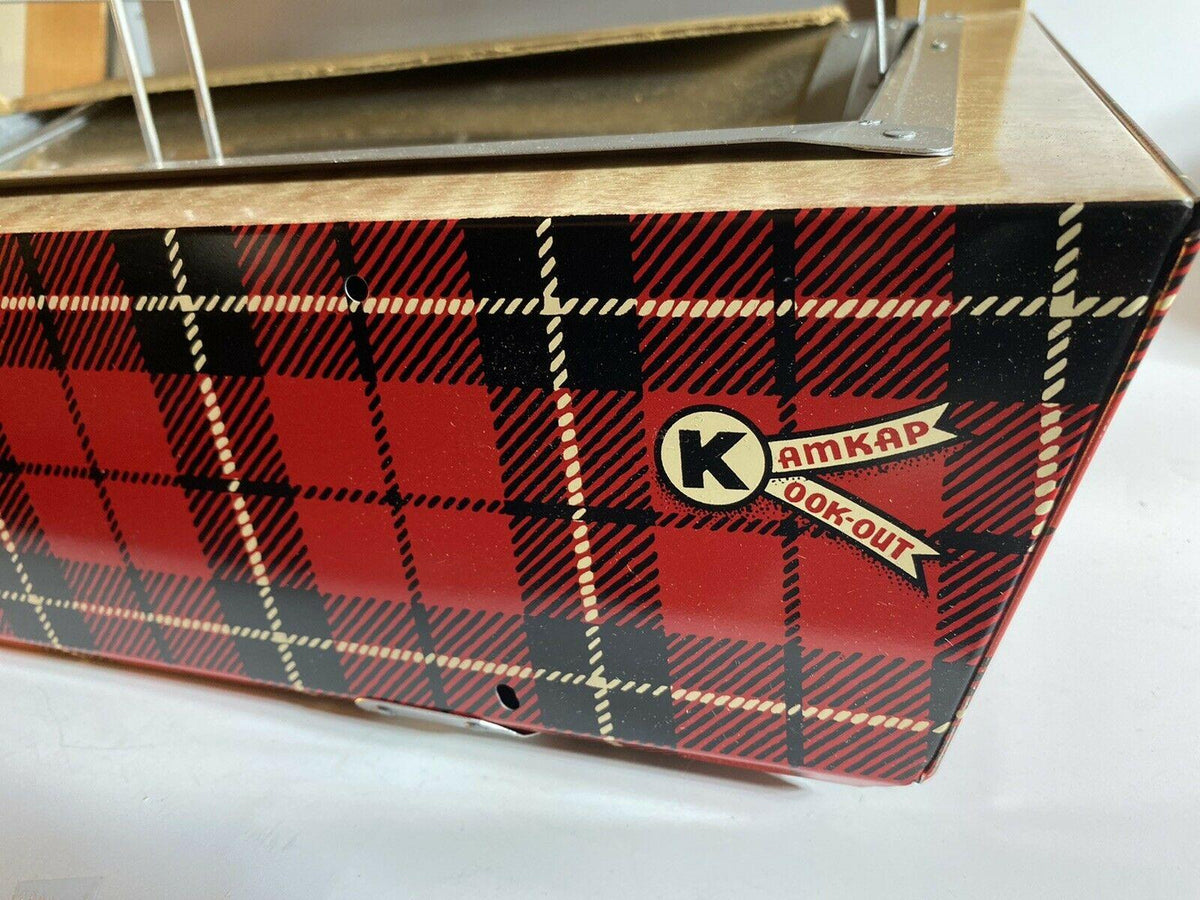 NOS/Rare~Never Used~Vintage~Mid-Century~ Kamkap Kook-out BBQ grill/Stove 1956!