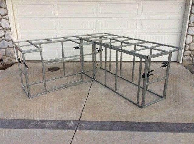 BBQ Island frame kit DIY 8' "L"