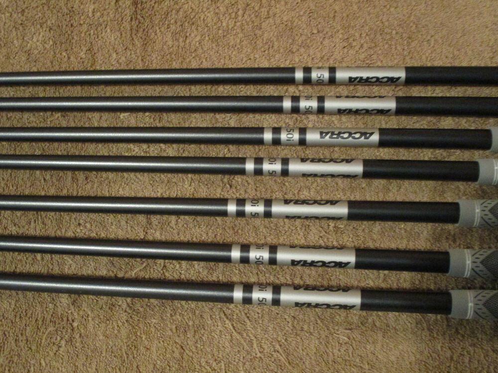 Taylormade P-790 Graphite Set 5-PW,AW Accra 50i Senior RH ( -1" Long & 1* Flat )