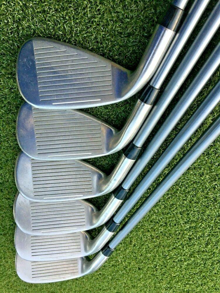 Cobra MAX TecFlo 5-PW Iron Set RH / 60g White Tie Stiff Graphite / Nice /mm4412