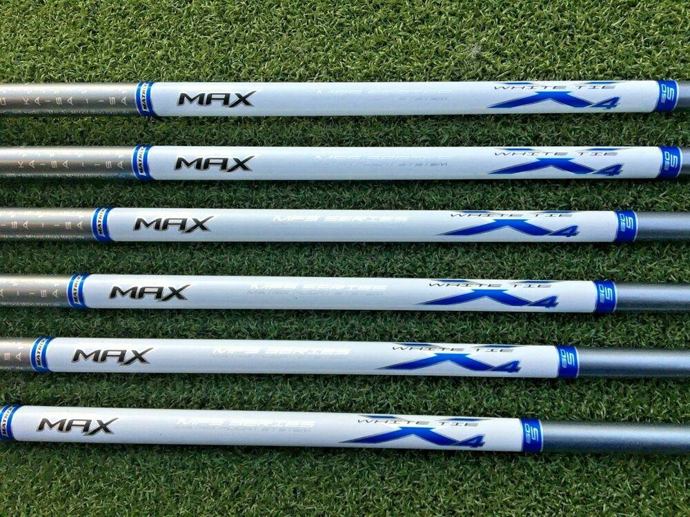 Cobra MAX TecFlo 5-PW Iron Set RH / 60g White Tie Stiff Graphite / Nice /mm4412