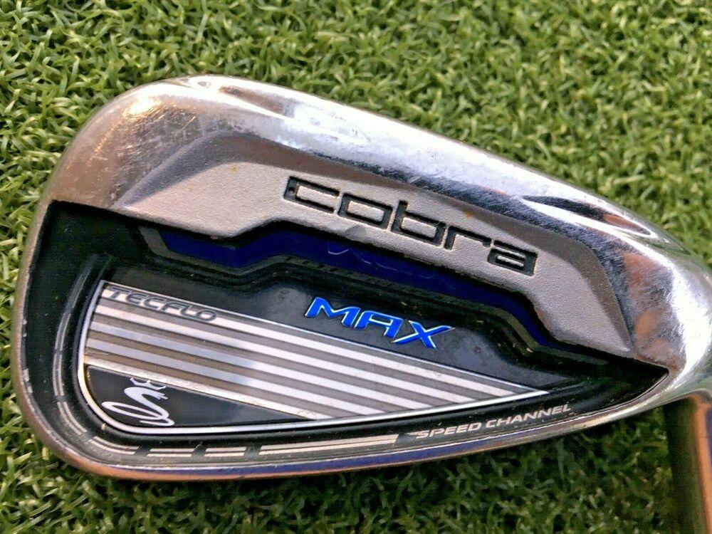Cobra MAX TecFlo 5-PW Iron Set RH / 60g White Tie Stiff Graphite / Nice /mm4412