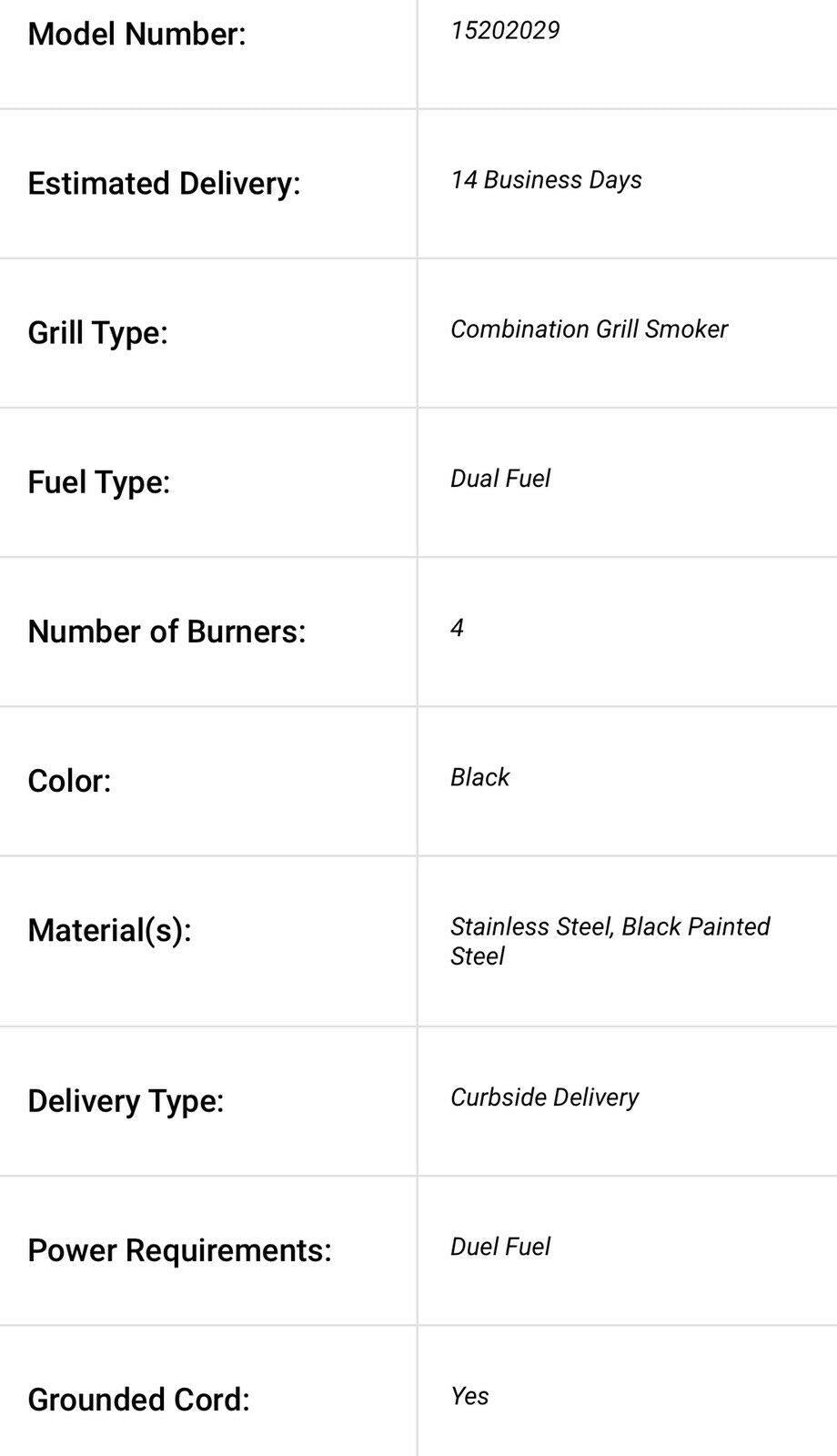Oklahoma Joe's Charcoal and Gas Grill and Smoker Combo Black