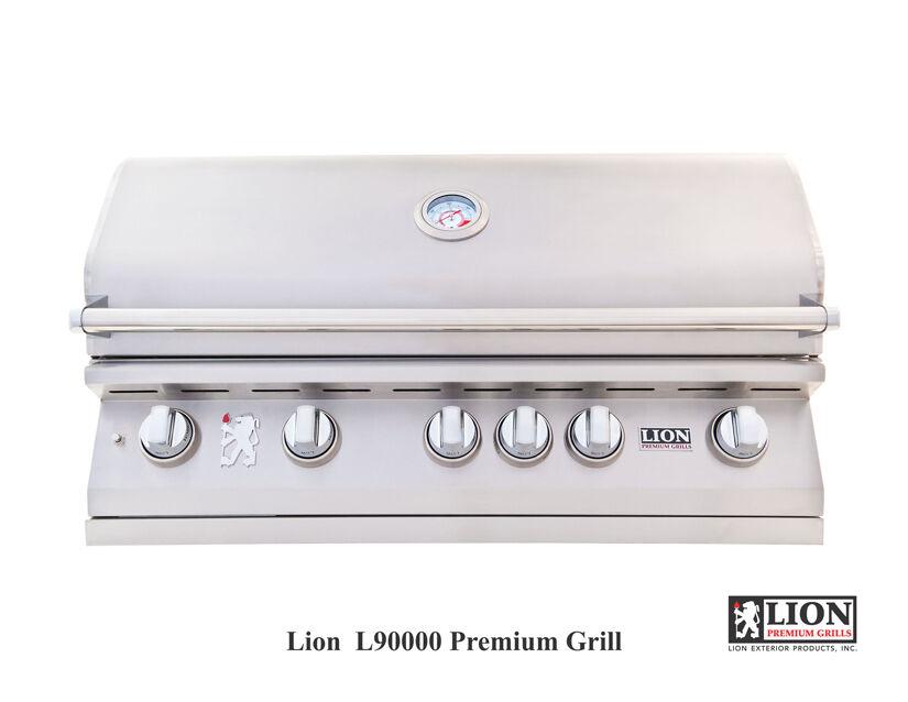 LION 40" Professional 5-Burner BBQ Grill - L90000 - PROPANE