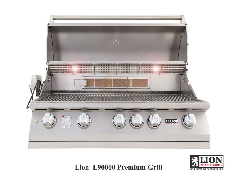 LION 40" Professional 5-Burner BBQ Grill - L90000 - PROPANE