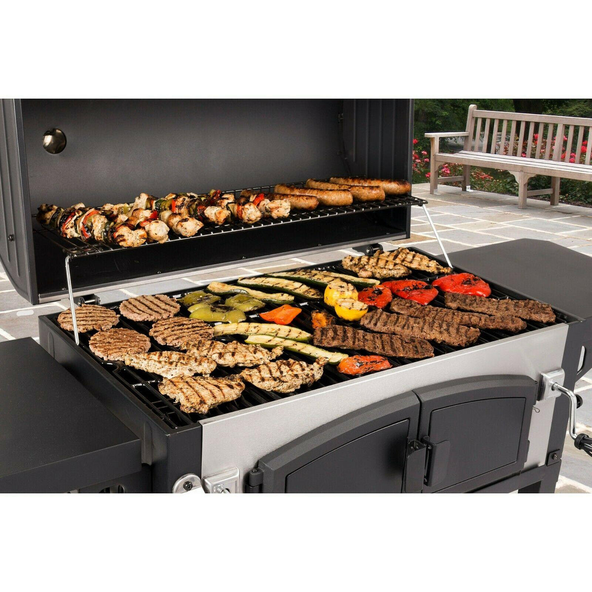 Barbecue Charcoal Grill BBQ Patio Outside Backyard Outdoor Deck Grills Large