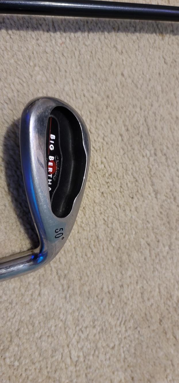 Used Men's Callaway Right Handed Big Bertha Iron Set Regular Flex Graphite Shaft