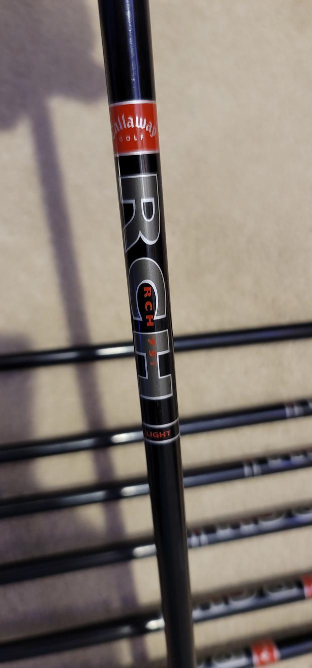 Used Men's Callaway Right Handed Big Bertha Iron Set Regular Flex Graphite Shaft