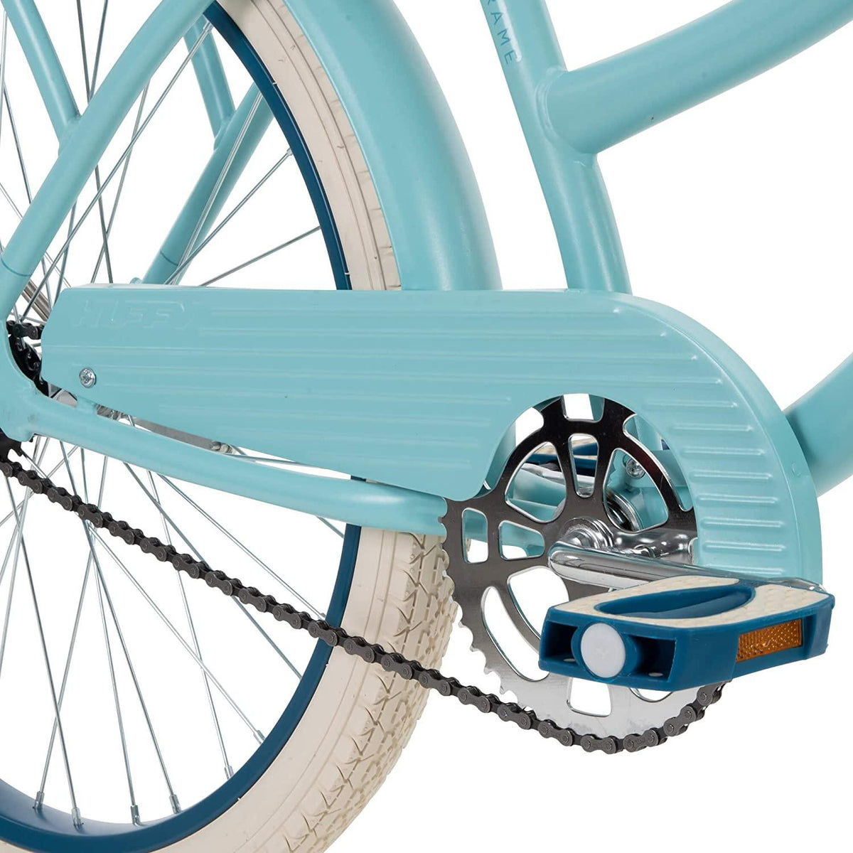 Huffy 26" Nel Lusso Women's Classic Cruiser Bike Frame, Light Blue