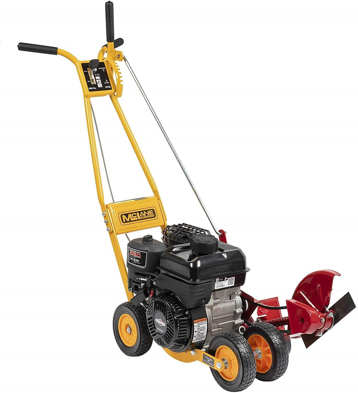 McLane 101-5.5GT-7 Powered Lawn Edger, 5.50 Gross Torque/3.5 HP B&S Engine 7" Wheels