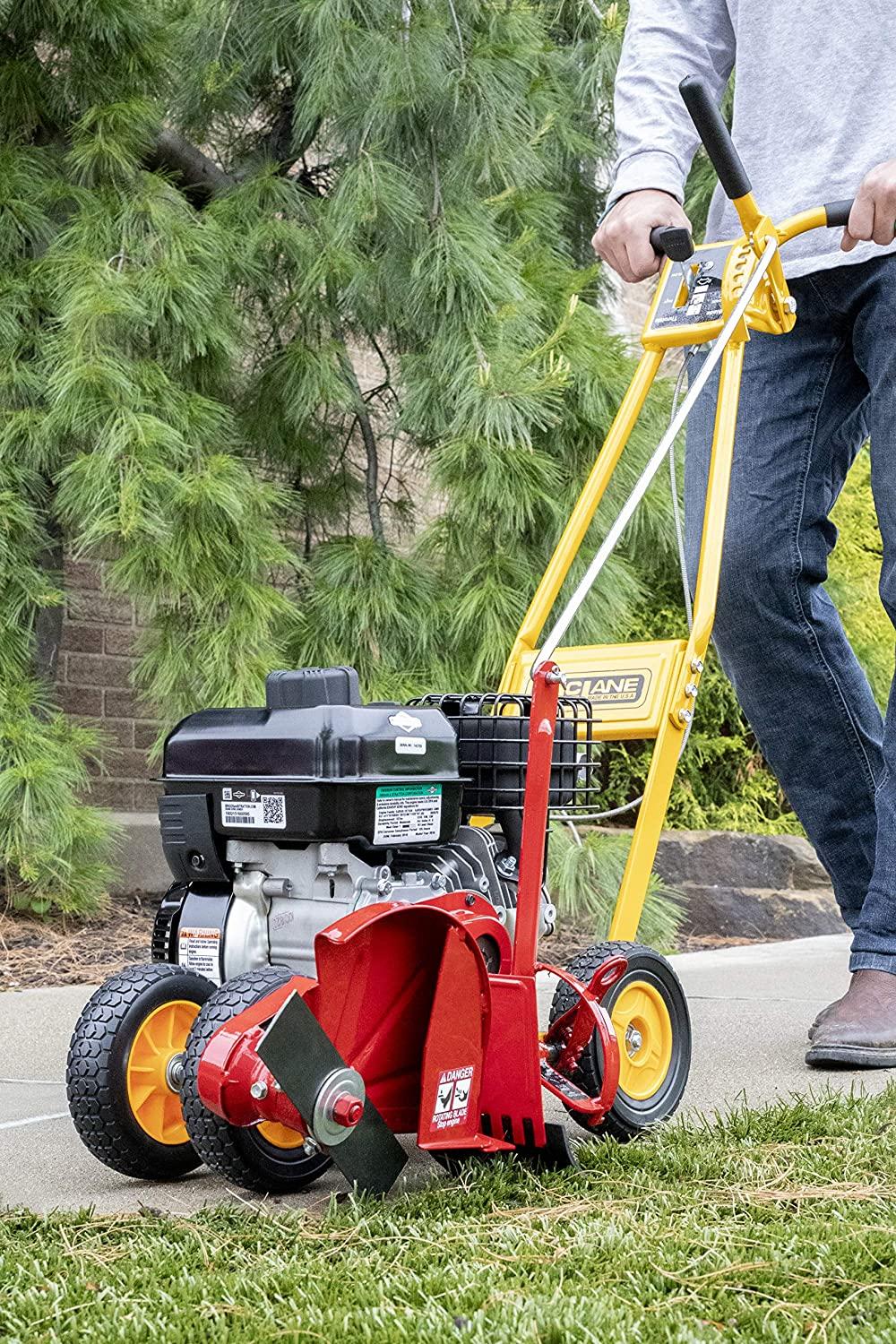 McLane 101-5.5GT-7 Powered Lawn Edger, 5.50 Gross Torque/3.5 HP B&S Engine 7" Wheels