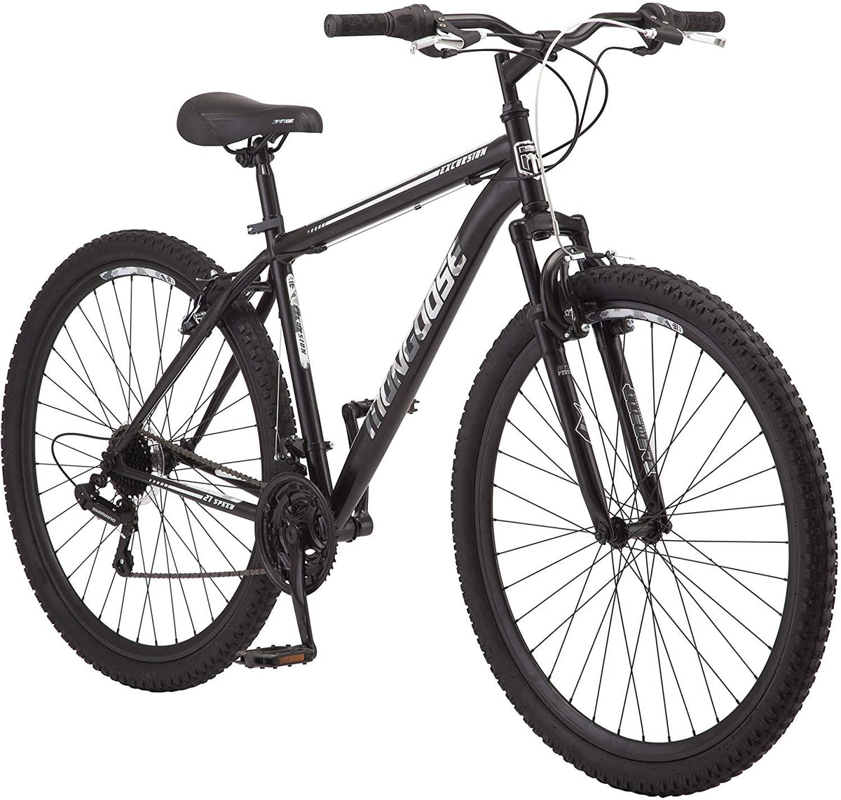 Mongoose 29" Excursion Men's Mountain Bike, Black
