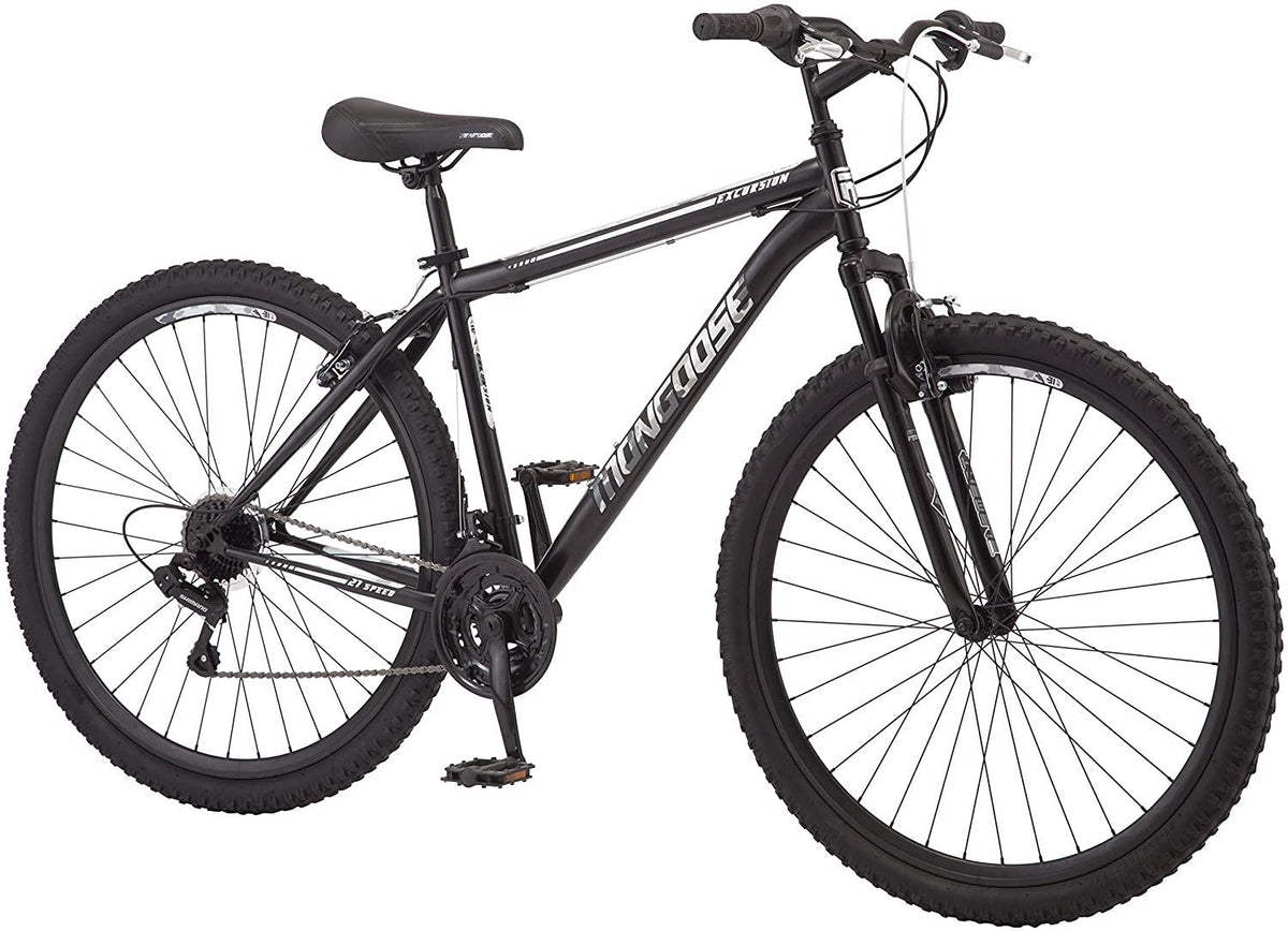 Mongoose 29" Excursion Men's Mountain Bike, Black