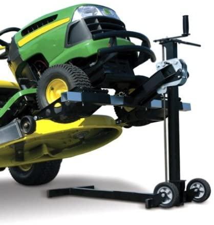 MoJack XT - Residential Riding Lawn Mower Lift, 500lb Lifting Capacity, Fits Most Residential & Zero Turn Riding Lawn Mowers, Folds Flat for Easy Storage, Industry Leading Two-Year Warranty