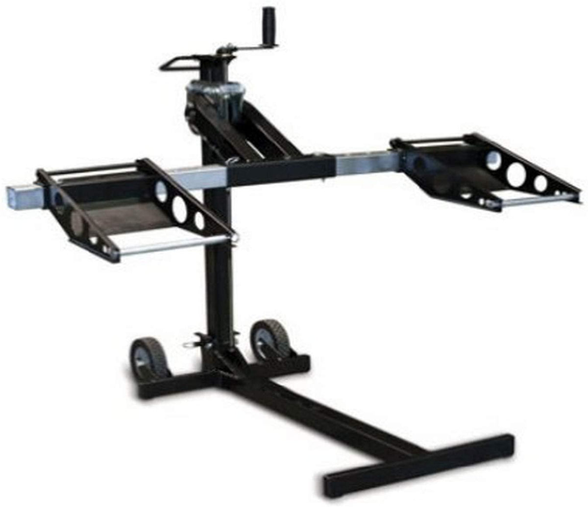 MoJack XT - Residential Riding Lawn Mower Lift, 500lb Lifting Capacity, Fits Most Residential & Zero Turn Riding Lawn Mowers, Folds Flat for Easy Storage, Industry Leading Two-Year Warranty