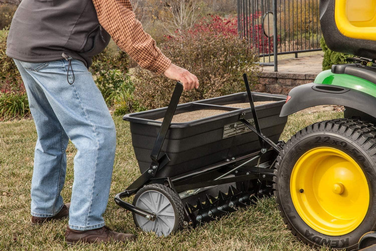 Agri-Fab 45-0545 175 lb. Tow Spiker/Seeder/Drop Spreader, Black