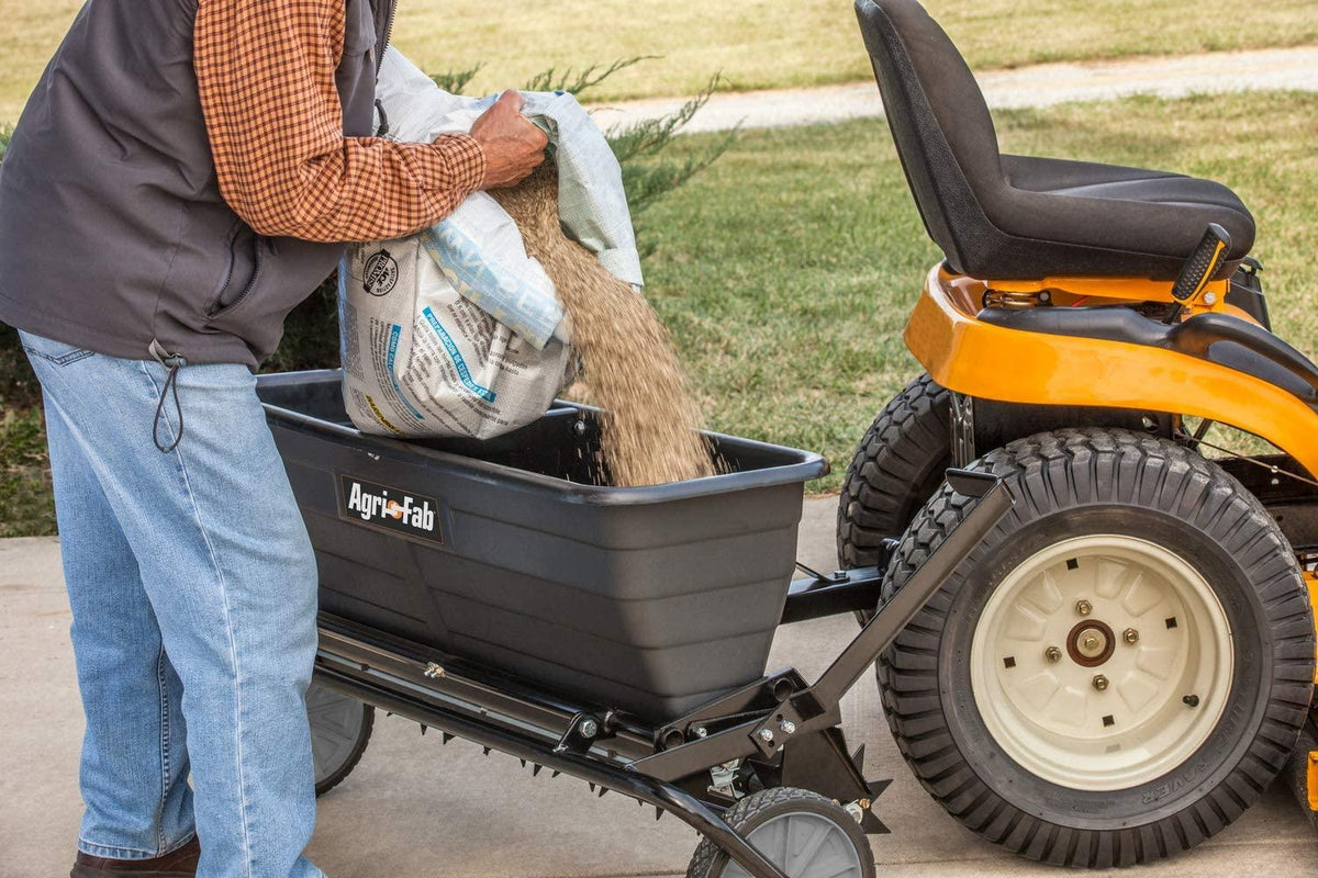 Agri-Fab 45-0545 175 lb. Tow Spiker/Seeder/Drop Spreader, Black
