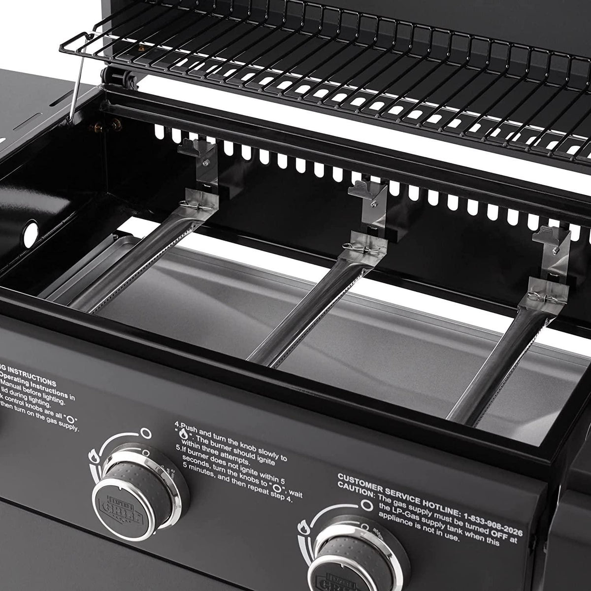 Expert Grill Combo 5-Burner Propane Gas Grill & Independent Griddle