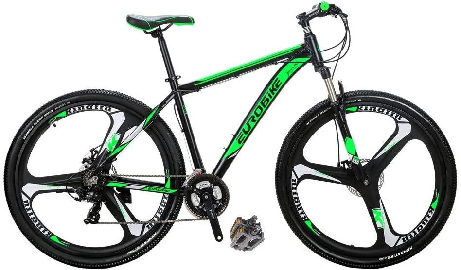 Eurobike Bikes HYX9 Aluminum Frame Mountain Bike 29 Inch 3 Spoke Wheels 21 Speed Bicycle
