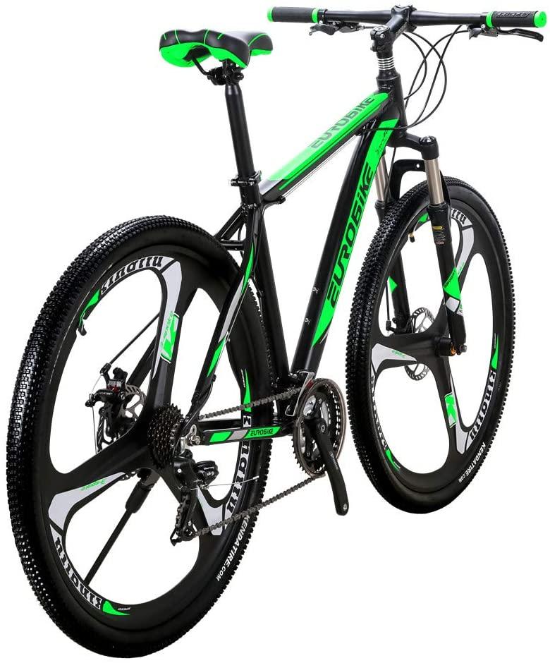 Eurobike Bikes HYX9 Aluminum Frame Mountain Bike 29 Inch 3 Spoke Wheels 21 Speed Bicycle