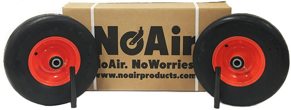 NoAir (2) Kubota Flat Free Wheel Assm 13x5.00-6 Fits Z411KW, Z421KW Repl K3091-18020