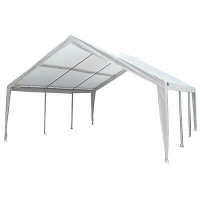 King Canopy EX1220 White Fitted Cover - 20 x 20 ft.
