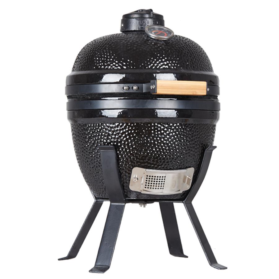 YNNI KAMADO Sizes 13" to 25.2" 13 Colours with Chip Feeder Option Ceramic BBQ