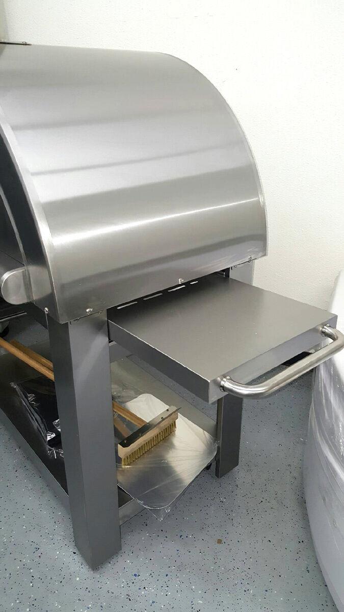 New XL Size Wood Fired Outdoor Stainless Steel Pizza Oven BBQ Grill 44" Wide!