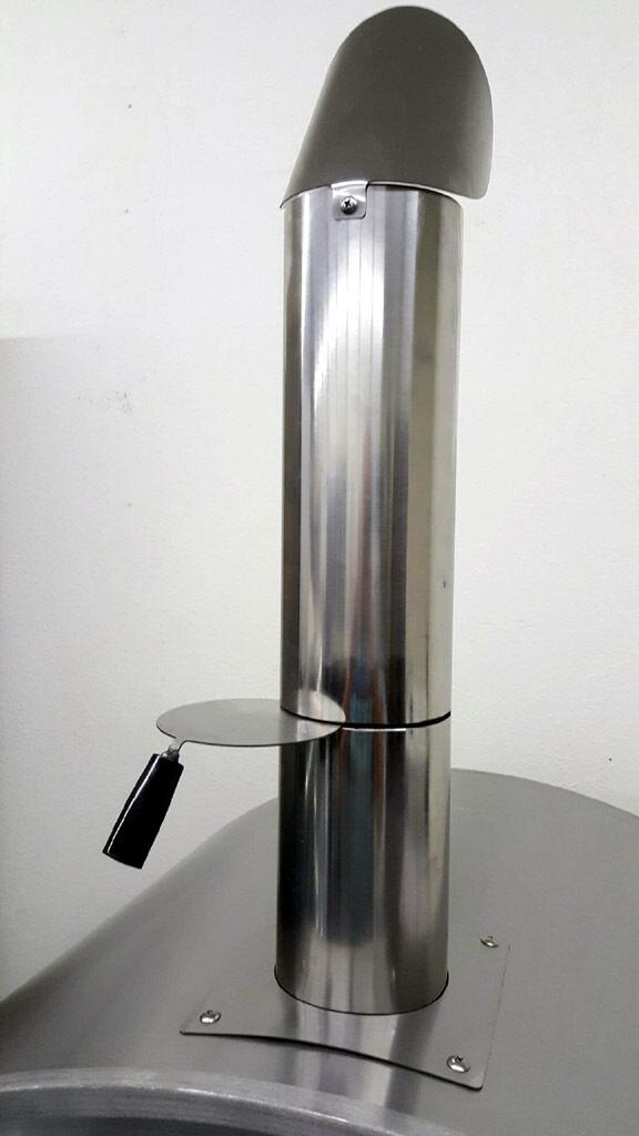 New XL Size Wood Fired Outdoor Stainless Steel Pizza Oven BBQ Grill 44" Wide!