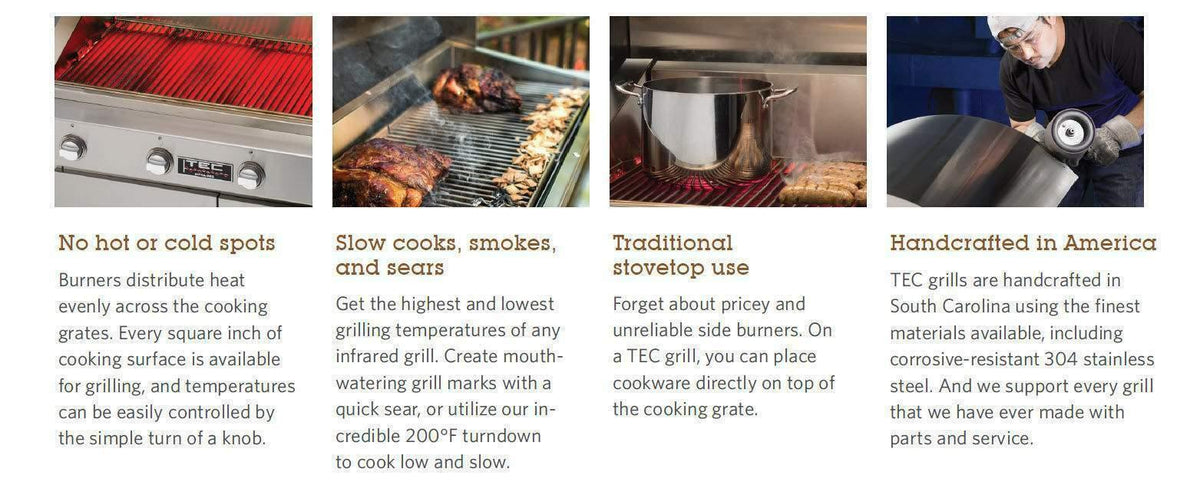 TEC Cherokee FR Portable Tabletop Gas Grill
