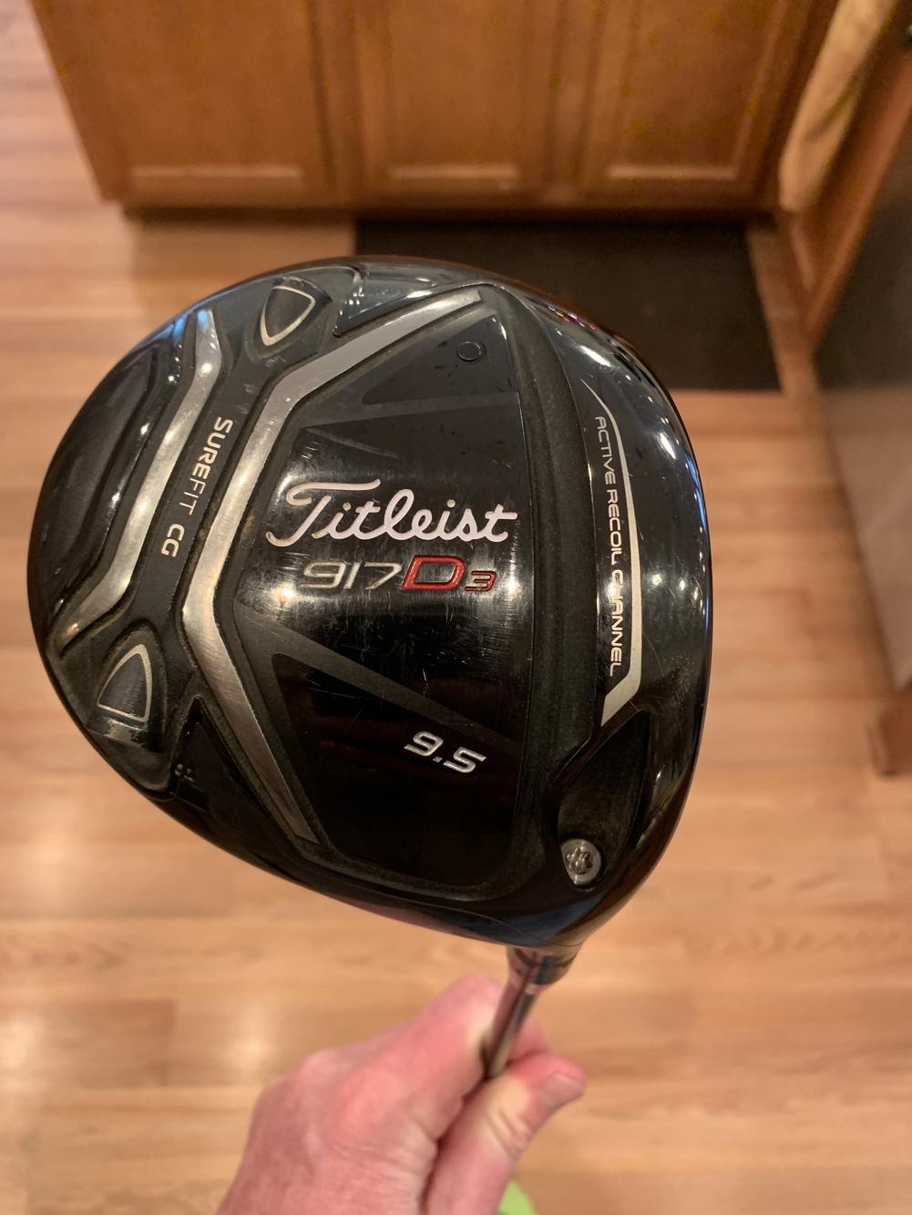 Used Titleist RH 917 D3 Driver 9.5 , S flex