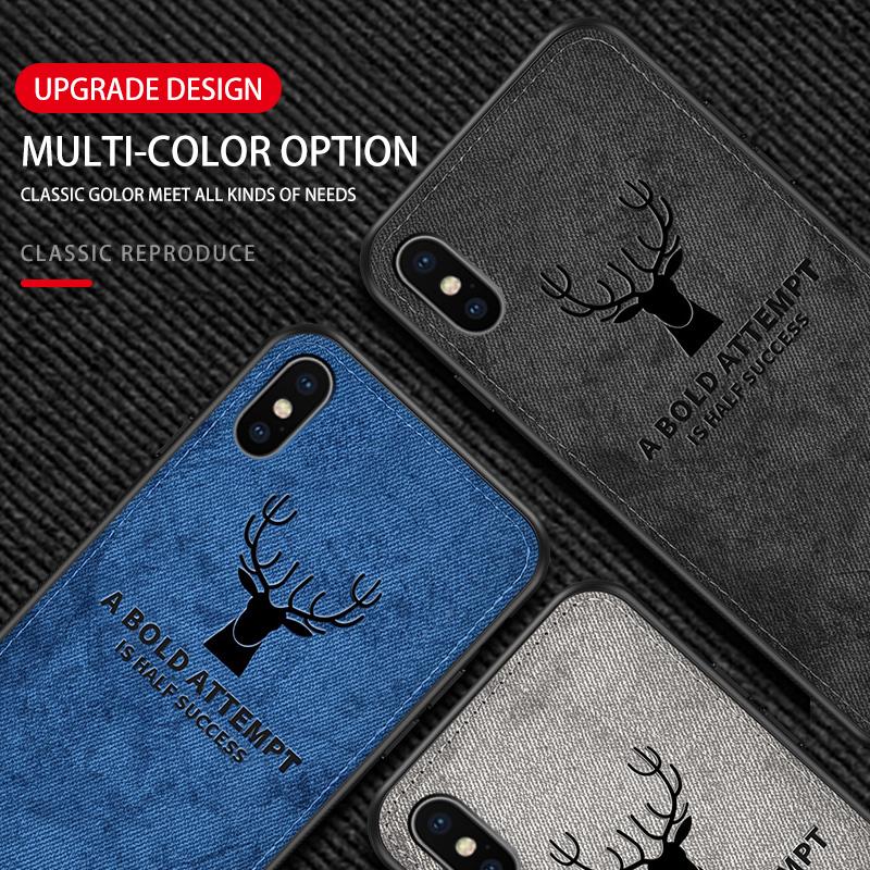 Ultra Thin Cloth Soft Case For iPhone Series