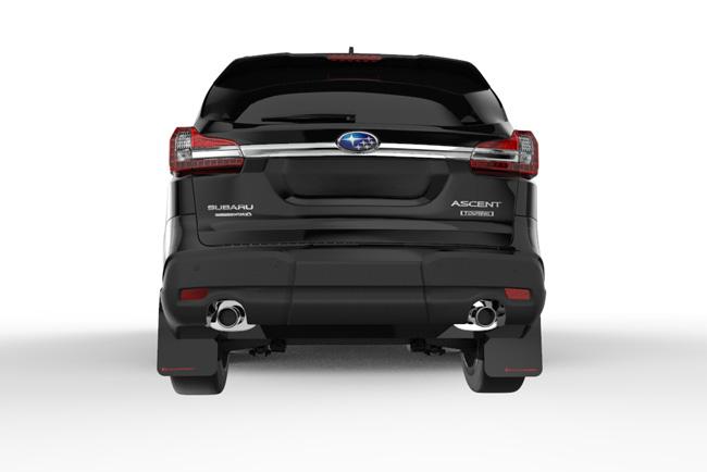 Rally Armor for 18-19 Subaru Ascent UR Red Mud Flap w/ Black Logo