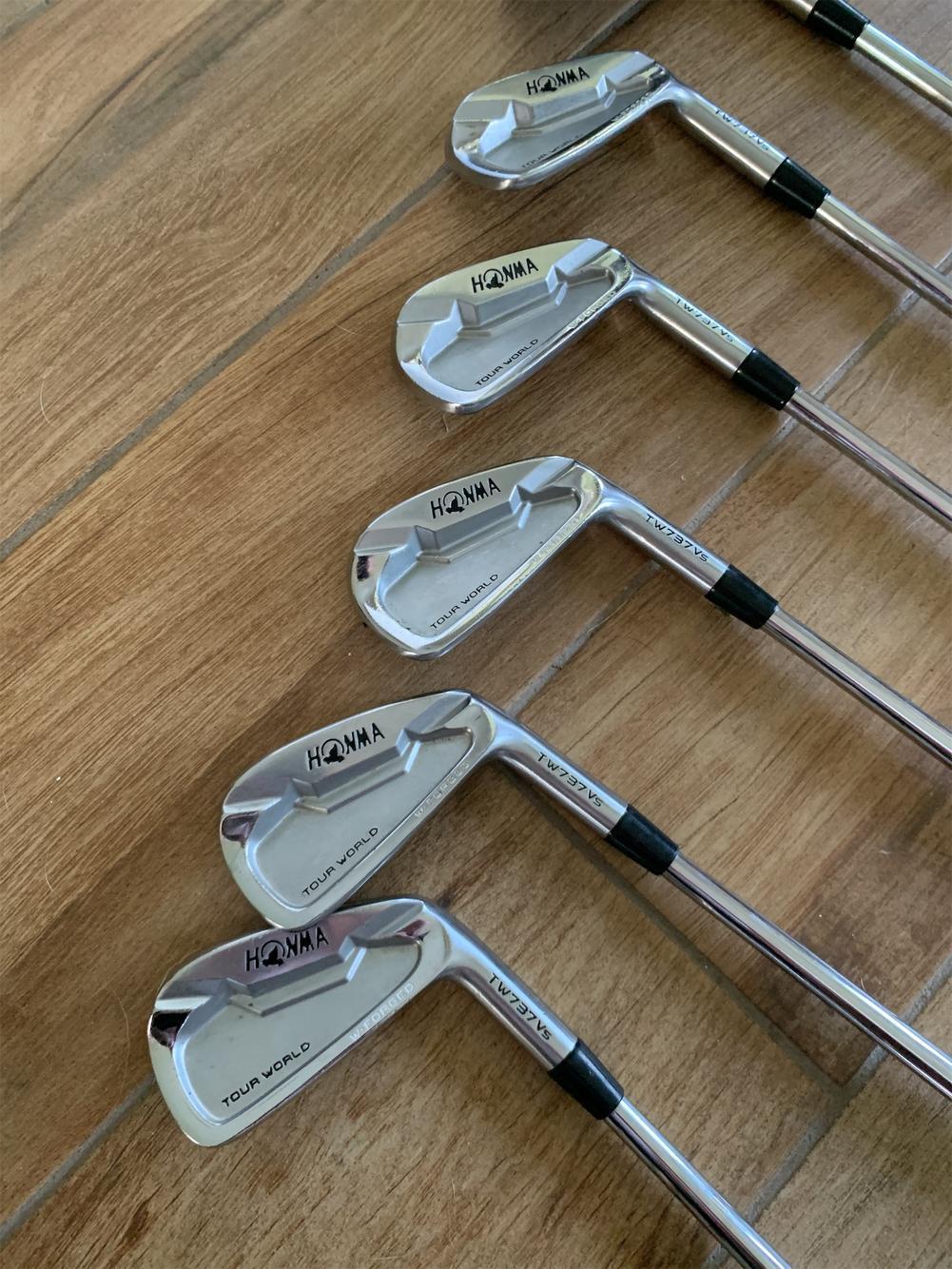 Men's Right Handed TW737 VS Extra Stiff Flex Steel Shaft Iron Set