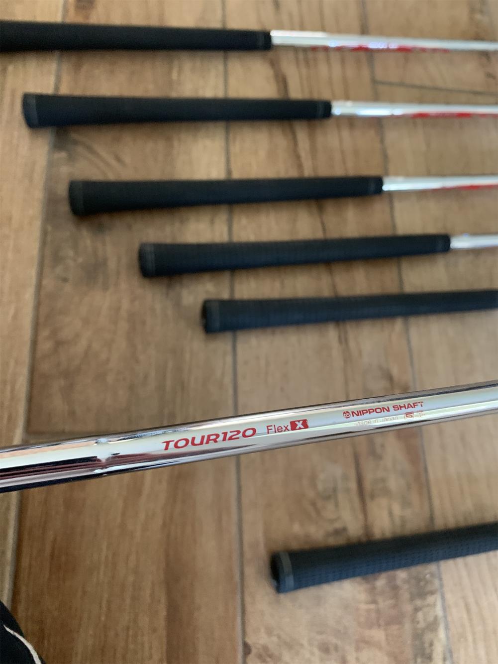 Men's Right Handed TW737 VS Extra Stiff Flex Steel Shaft Iron Set