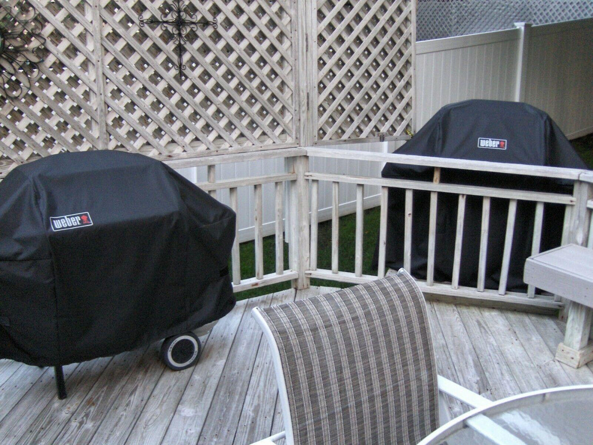 WEBER GAS GRILL GENESIS SILVER C WITH SIDE BURNER AND PROPANE TANK AND COVER