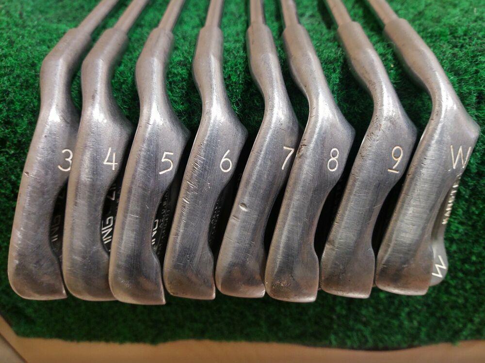Ping Zing Black Dot Golf Iron Set 3-PW KT-M Steel Shaft Stiff Flex