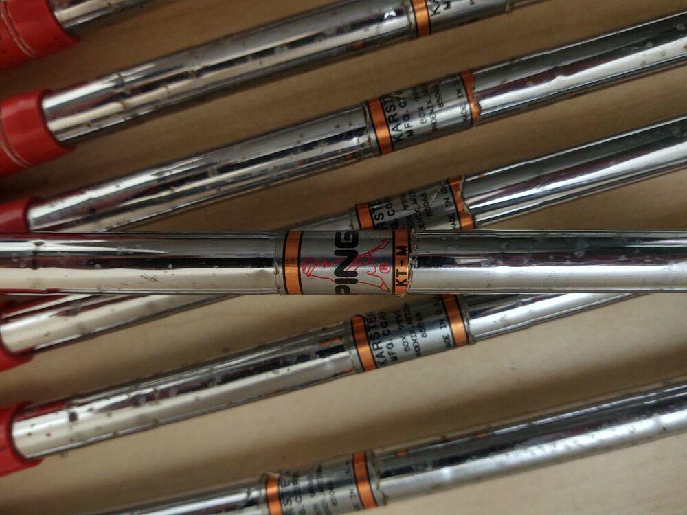 Ping Zing Black Dot Golf Iron Set 3-PW KT-M Steel Shaft Stiff Flex