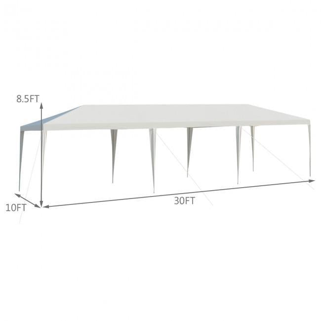 10 x 30 Feet Waterproof Gazebo Canopy Tent with Connection